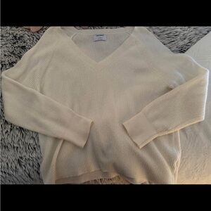 Old Navy Women's V-Neck Sweater - Cream